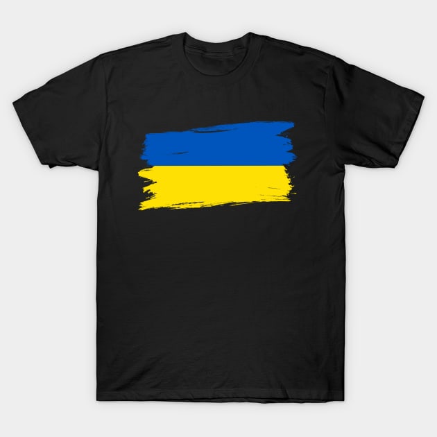 Ukrainian flag T-Shirt by Yasna